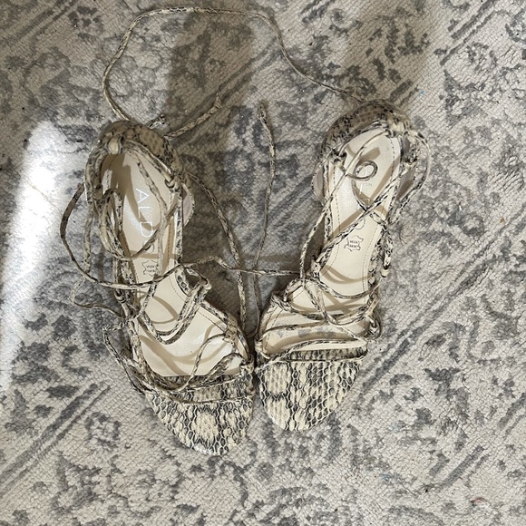 ALDO snake print heels - Picture 4 of 4
